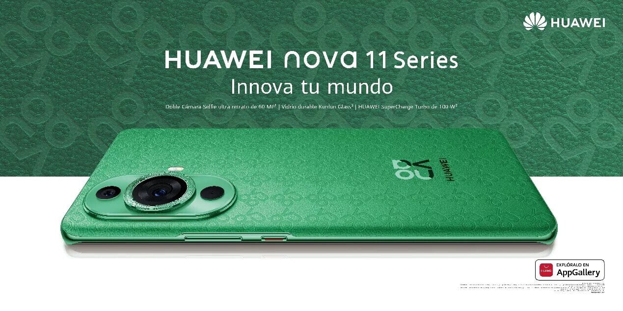 Precio y disponibilidad en México de la serie Huawei Nova 11