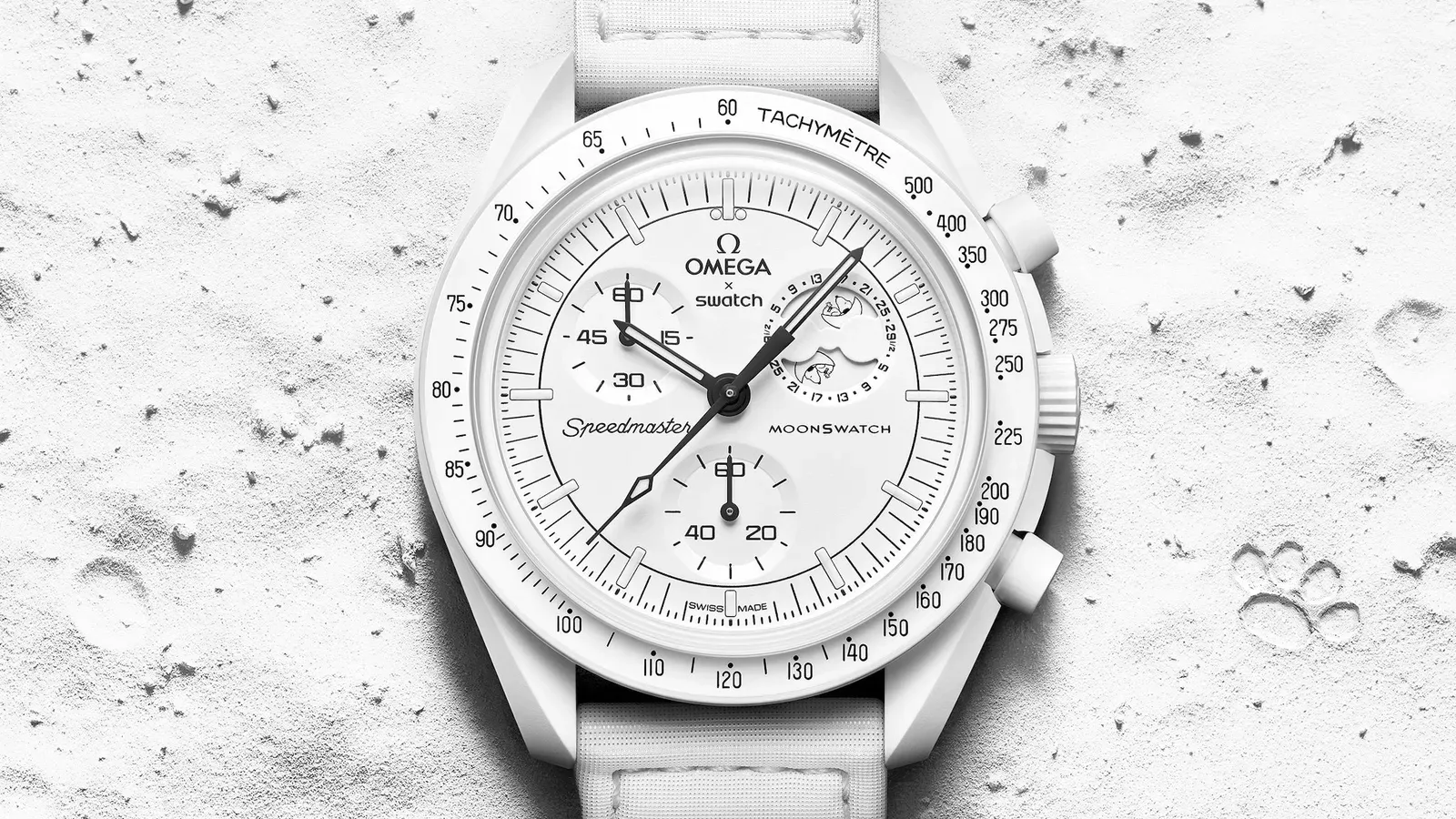 reloj de Snoopy Omega x Swatch MoonSwatch 