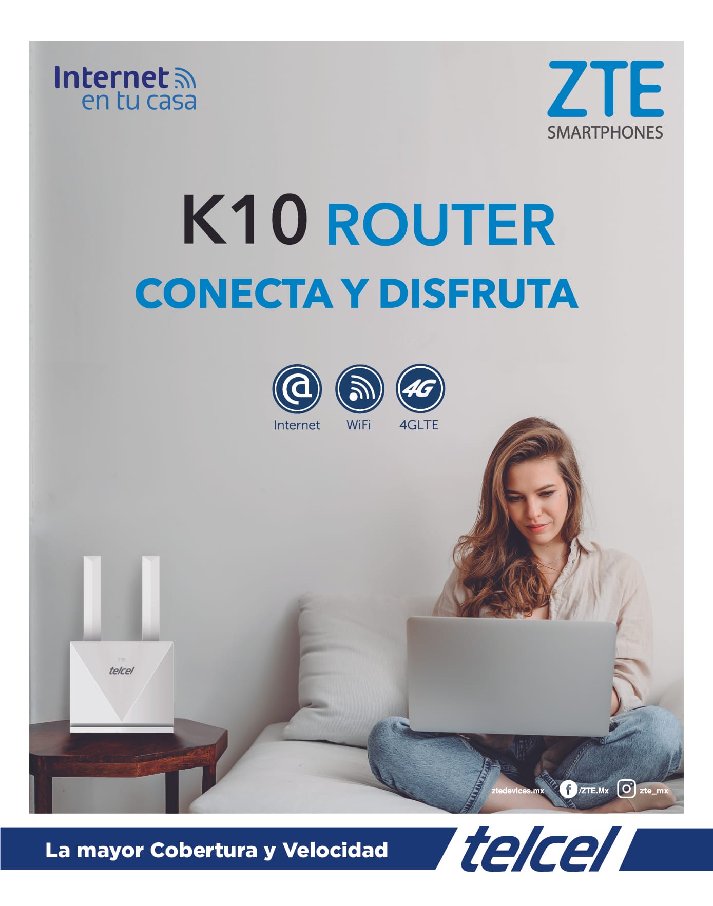 Precio y disponibilidad en México del router ZTE K10