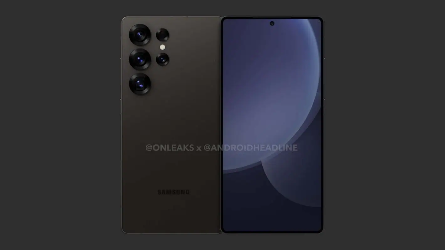 Diseño filtrado del Samsung Galaxy S25 Ultra