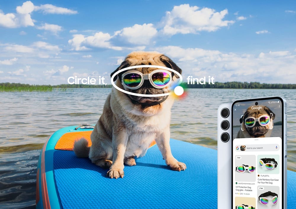 Circle to Search Samsung Galaxy A55