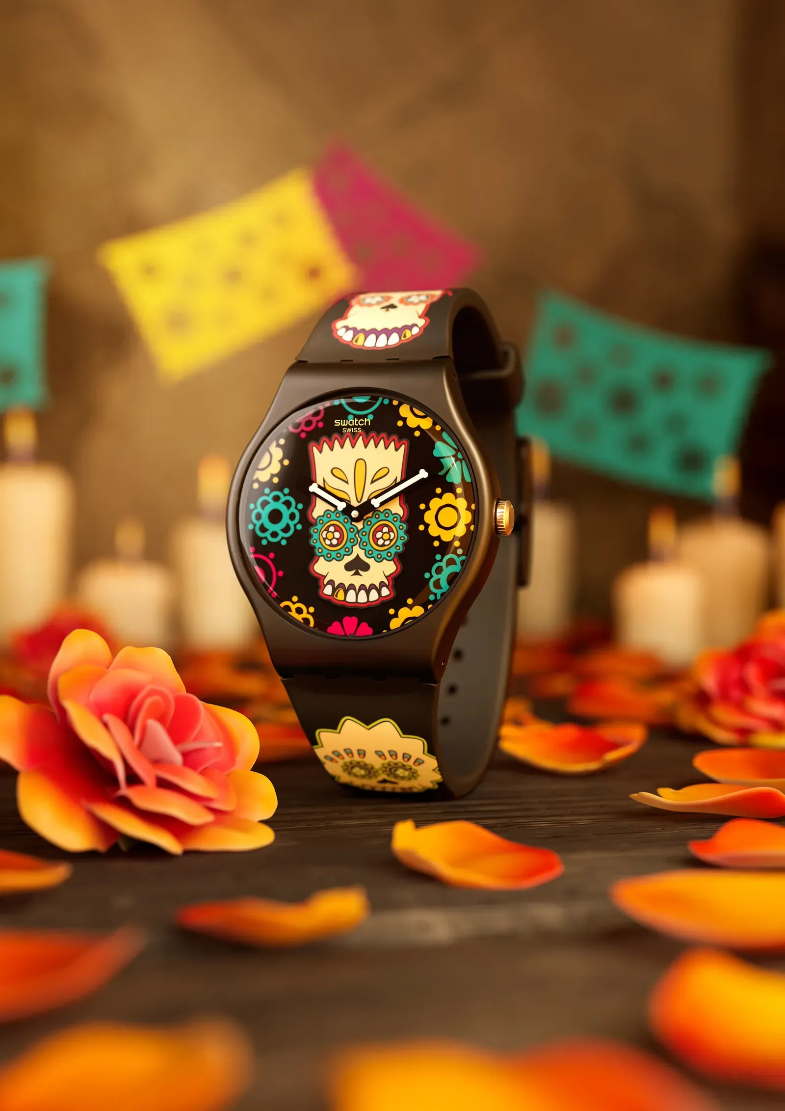 Fecha de lanzamiento para los relojes Swatch Halloween y Día de Muertos 2024