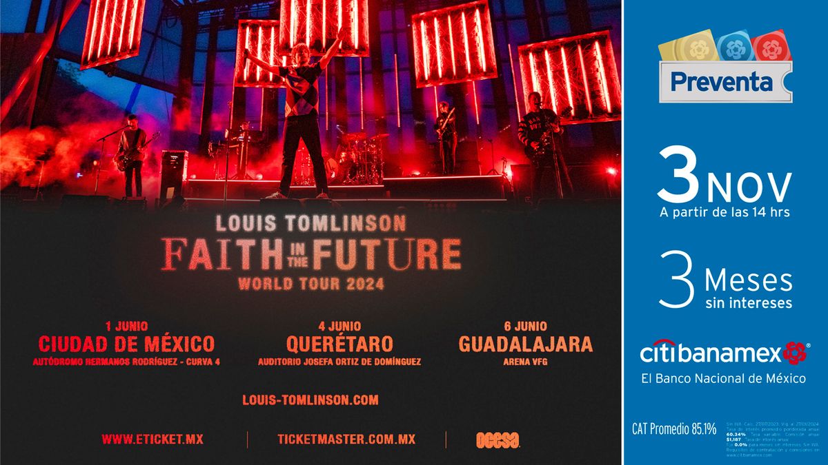 ¡Louis Tomlinson anuncia gira por México en 2024!