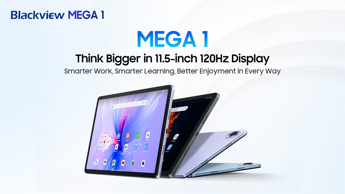 Blackview MEGA 1 es oficial: Precio y disponibilidad de la primera tablet insignia de la compañía