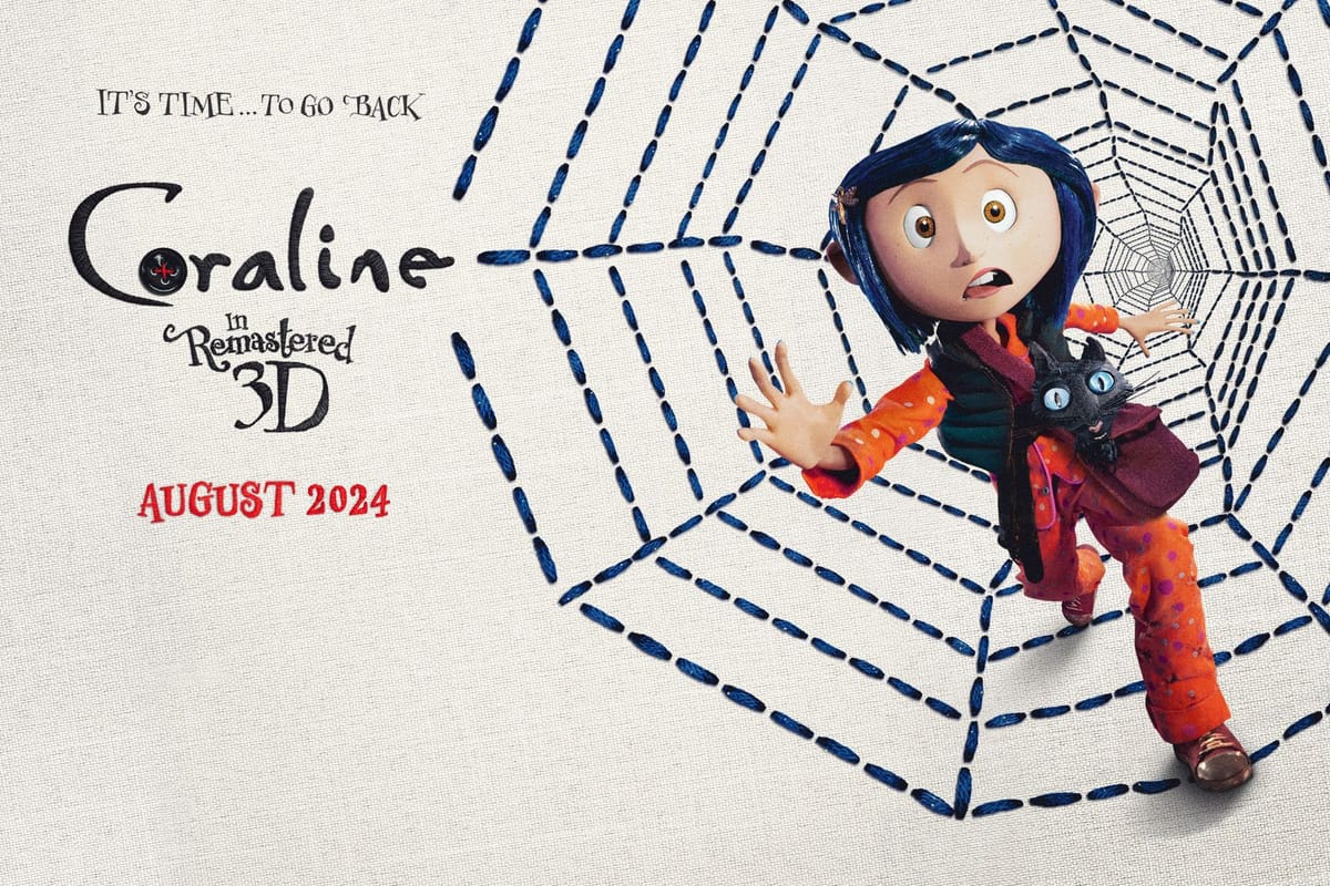 Coraline: Una nueva versión 3D remasterizada llega a cines para celebrar su 15° aniversario