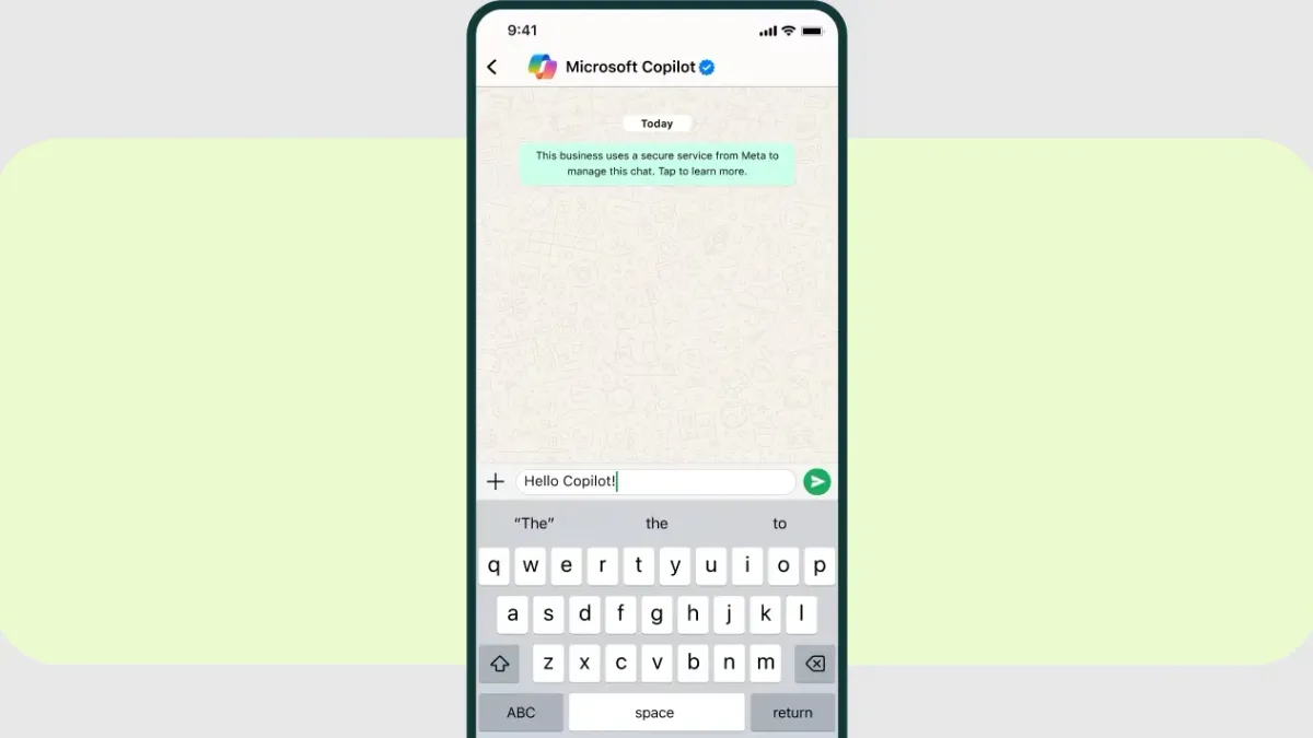 Cómo usar el chatbot de IA Copilot en WhatsApp: Guía paso a paso