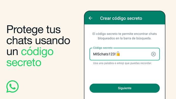 WhatsApp presenta el código secreto para el bloqueo de chats